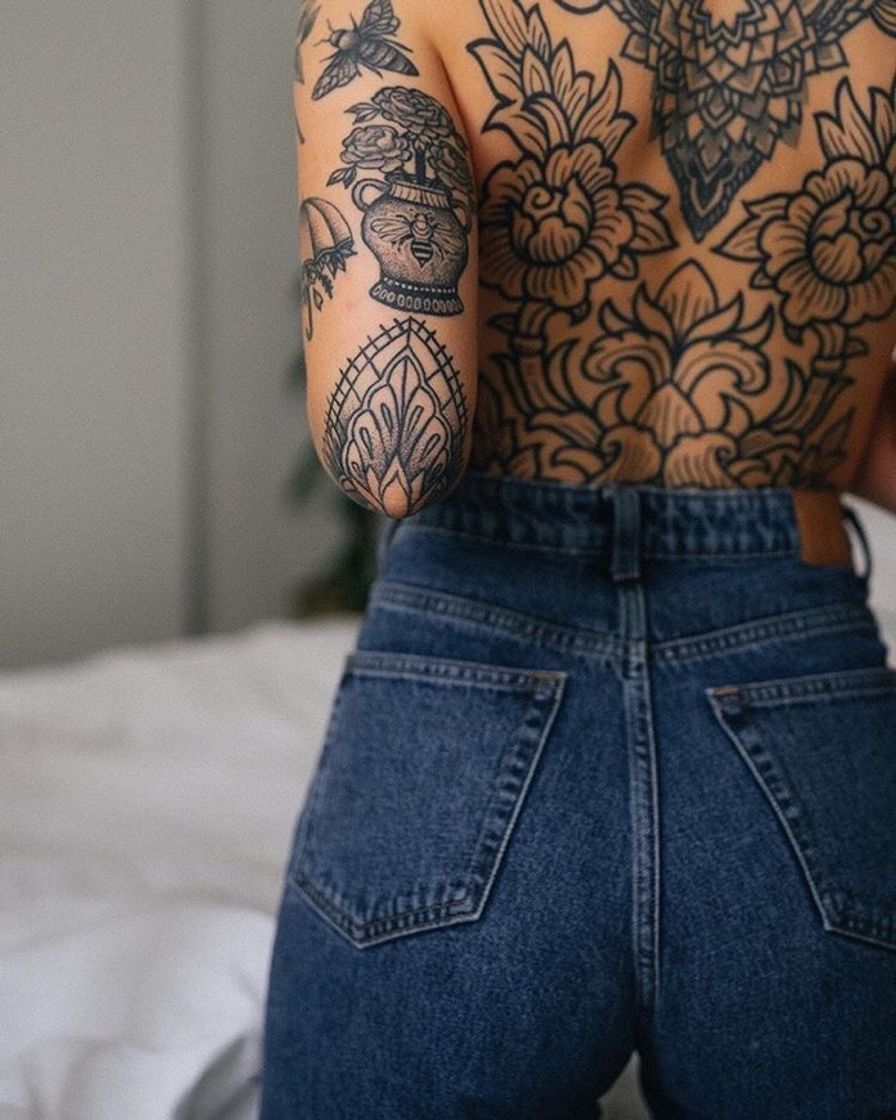 Fashion Tatuagem corpo