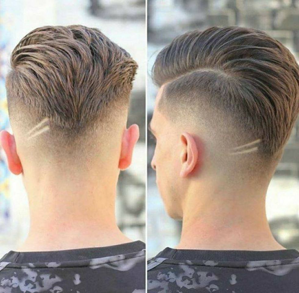 Fashion Corte de cabelo masculino