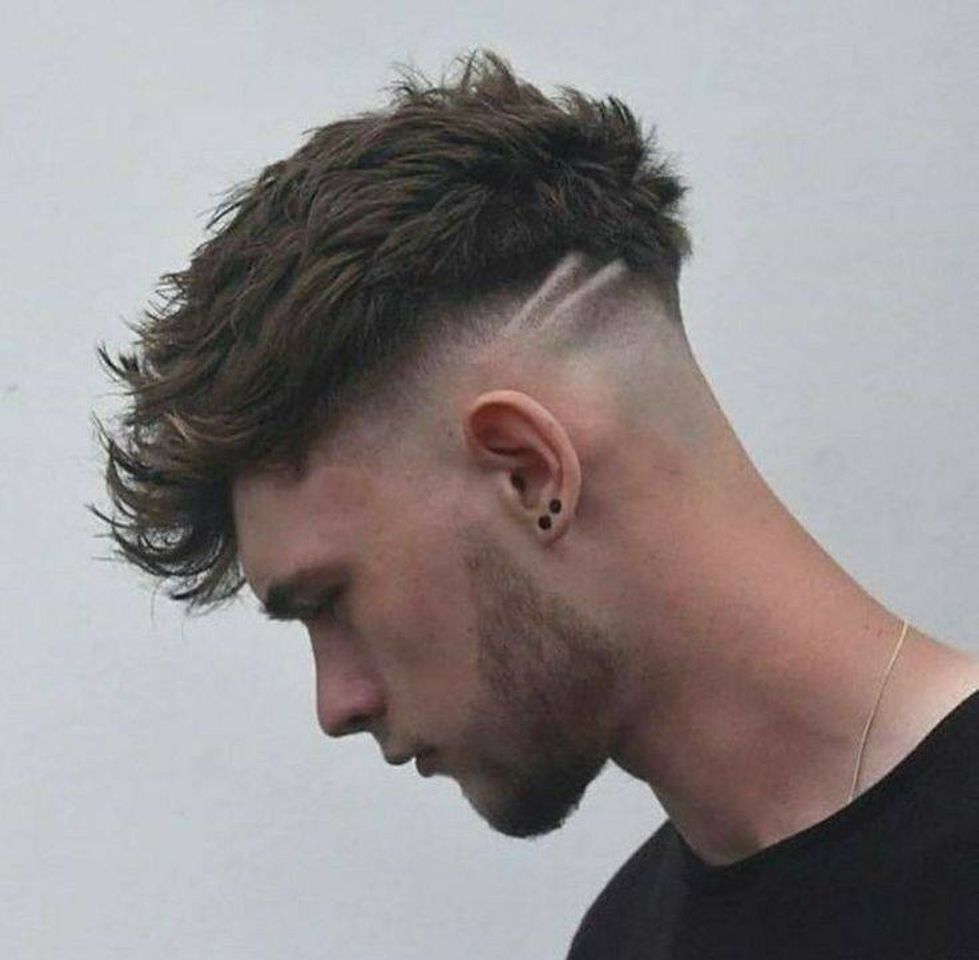 Fashion Corte de cabelo masculino 