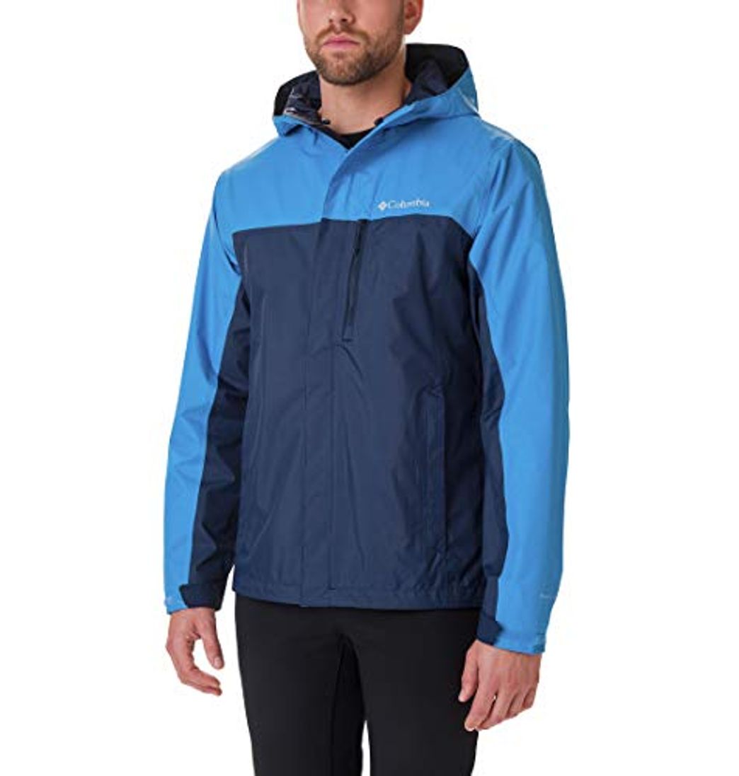 Moda Columbia Pouring Adventure II Chaqueta para lluvia, Hombre, Azul