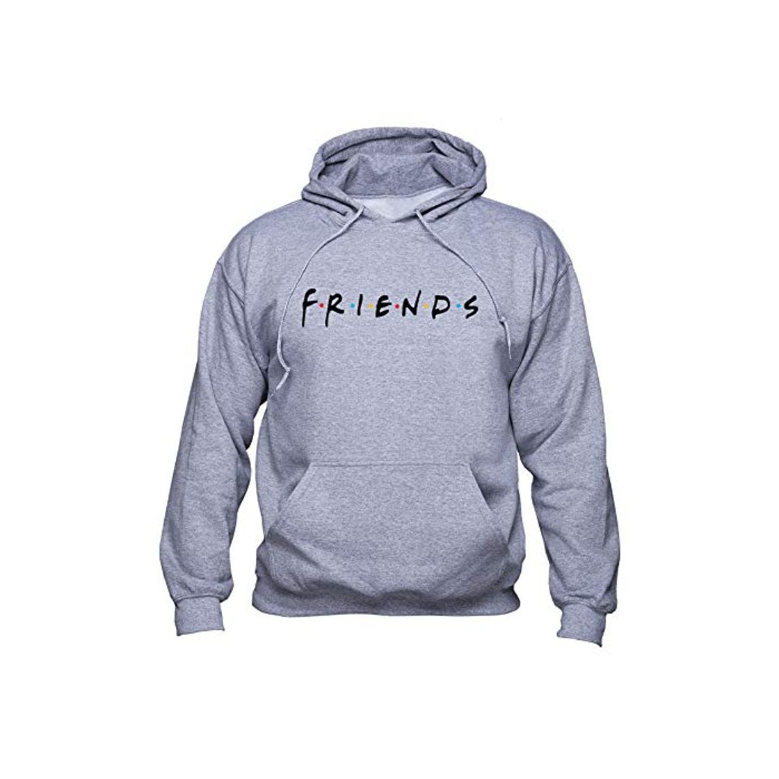 Moda EUGINE DREAM Friends TV Show Logo Friends Clothing Unisex Sudadera con Capucha Gris M