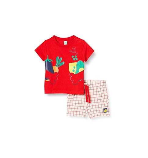 Tuc Tuc Conjunto Camiseta Y Bermuda Punto Cuadros NIÑO Rojo Healthy Life