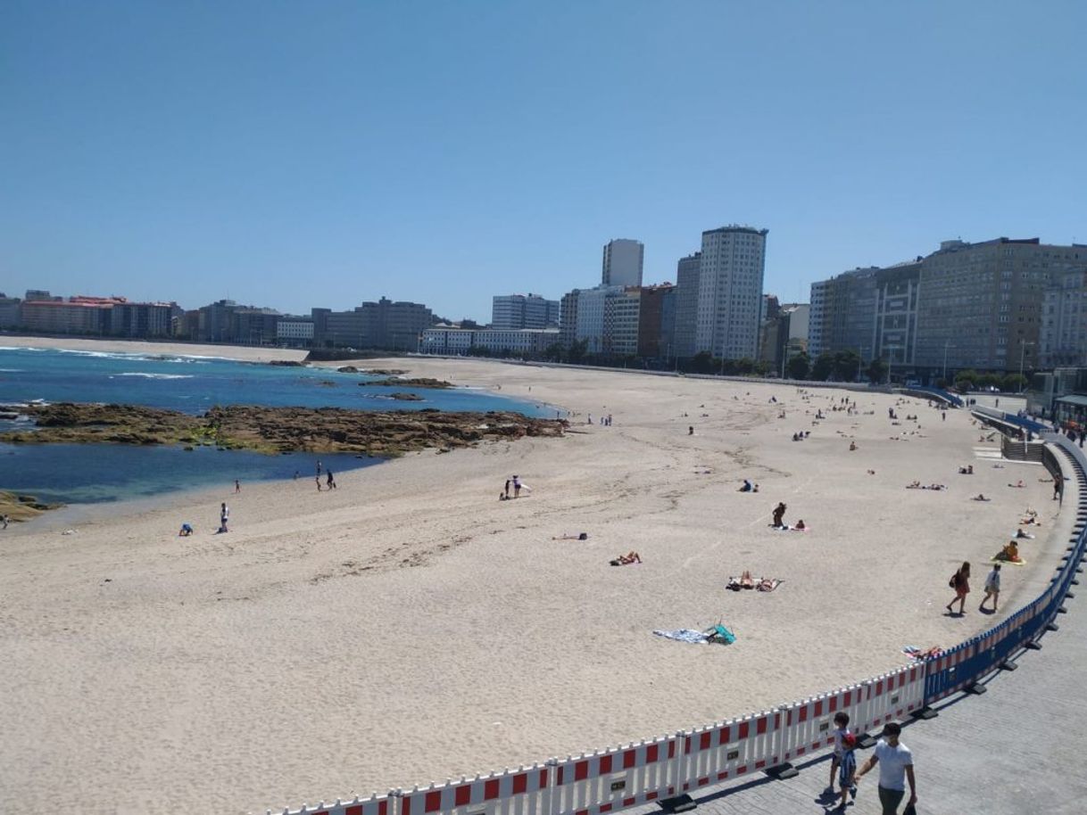 Lugar Playa de Riazor (La Coruña)