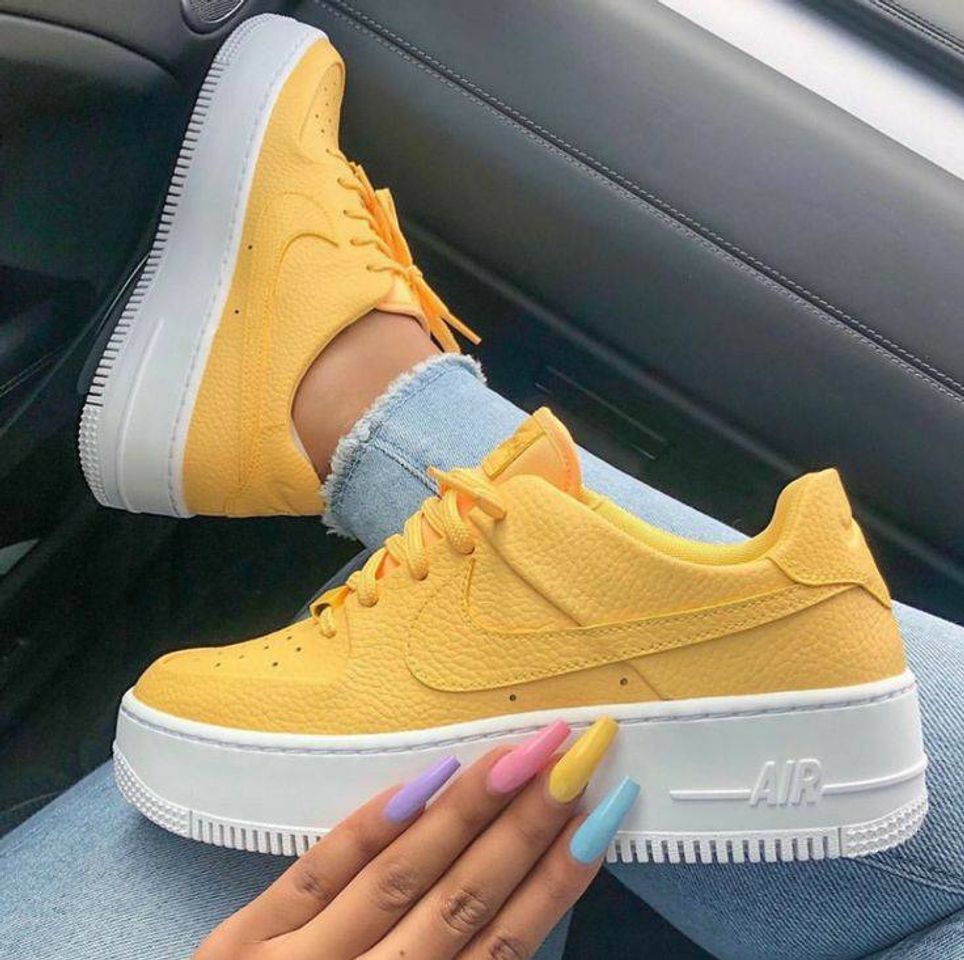 Social Nike Air Yellow Sneakers