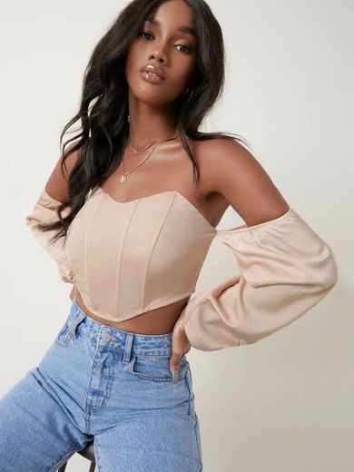 SHEIN simples sexy blusa ✨