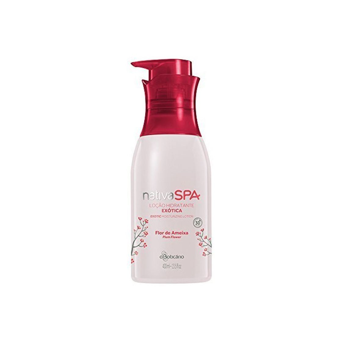 Social Linha Nativa SPA Boticario - Locao Hidratante Exotica Flor de Ameixa 400
