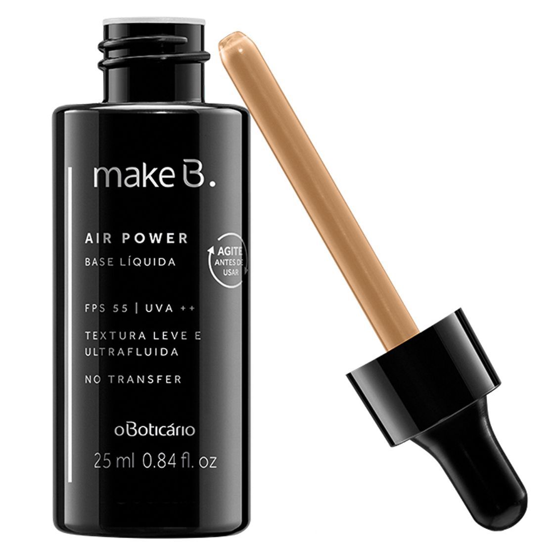 Fashion Make B. Base Liquida Air Power Claro 2 - O Boticário