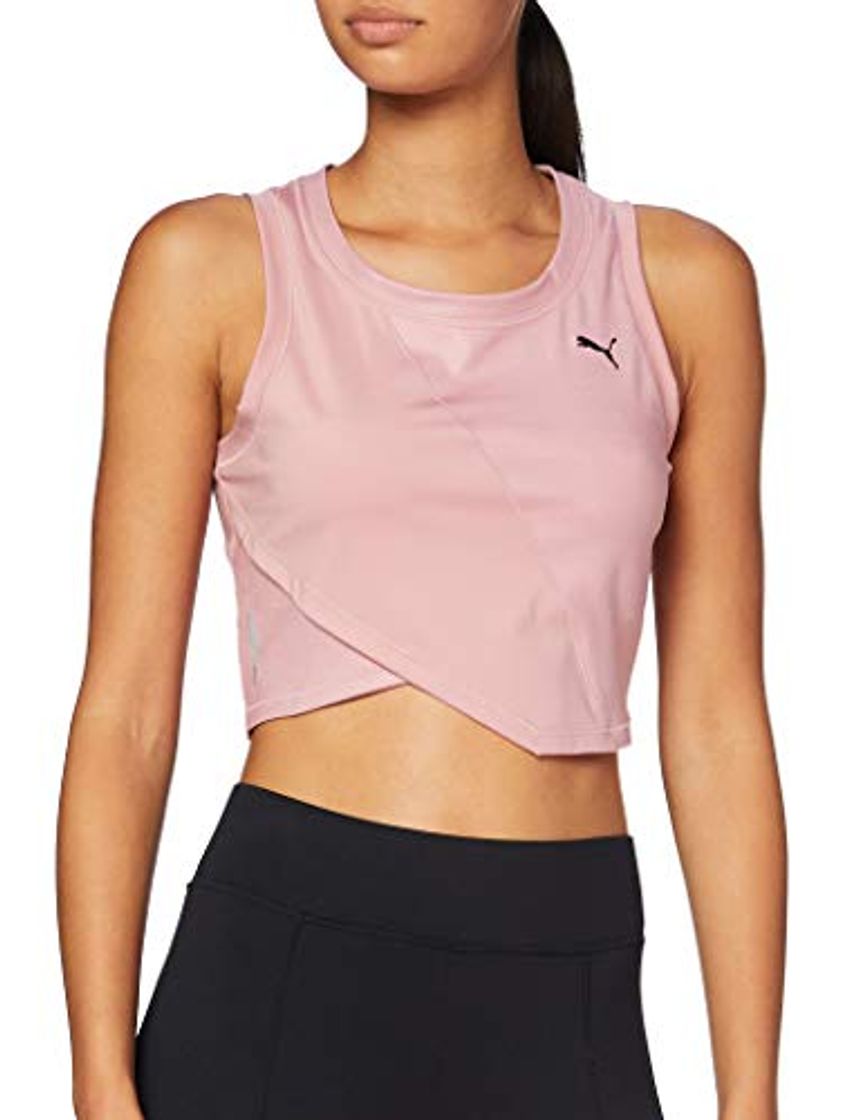 Fashion PUMA Studio Crop Lace Tank Camiseta