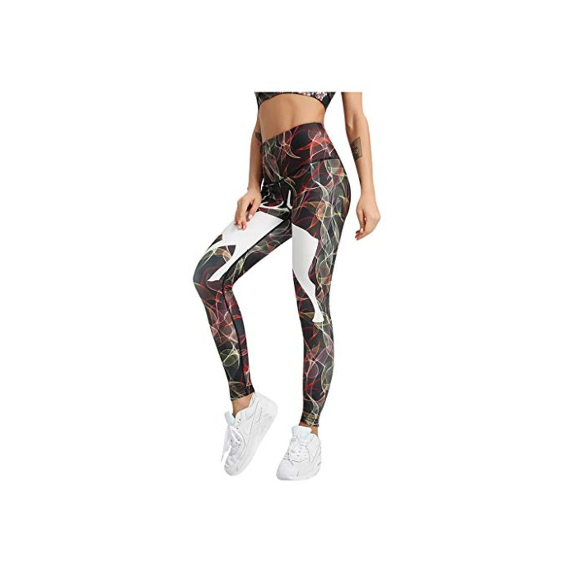 Fashion LANSKIRT Leggings Deporte Mujer Sexy