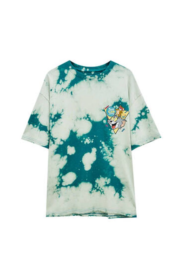 Fashion Camiseta print tie-dye Tom & Jerry - PULL&BEAR