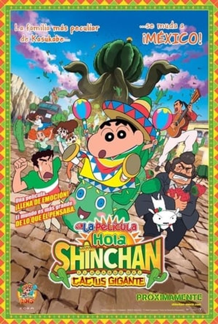 Película Shin Chan en México: El ataque del cactus gigante