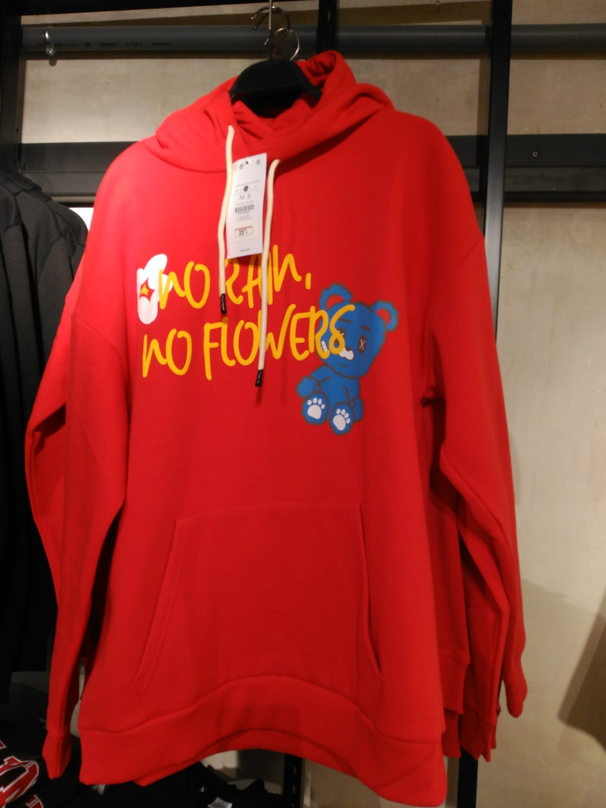 Product Sudadera de roja Bershka 