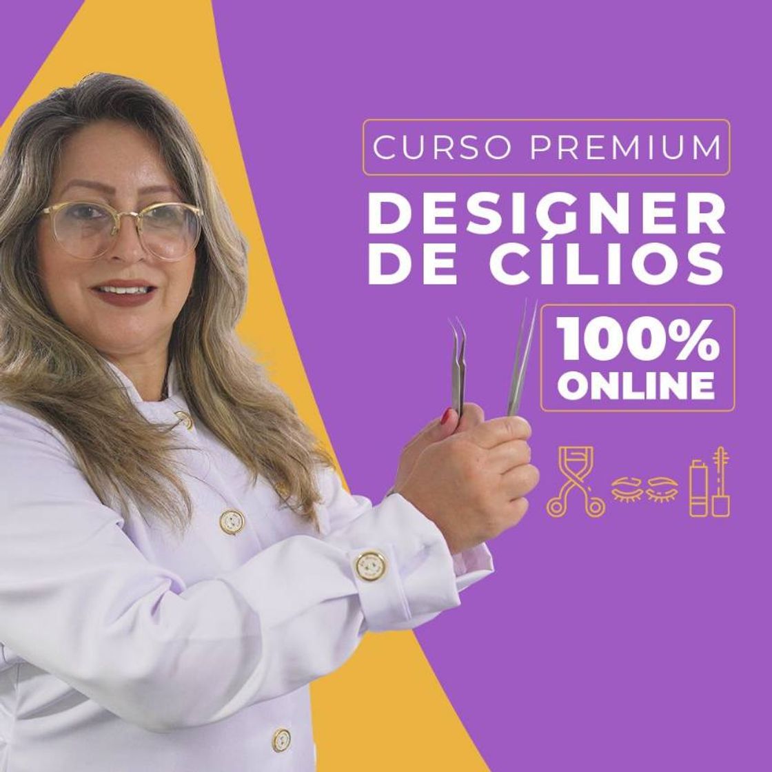 Fashion Aprenda Técnicas Avançadas de
Alongamento de Cílios 