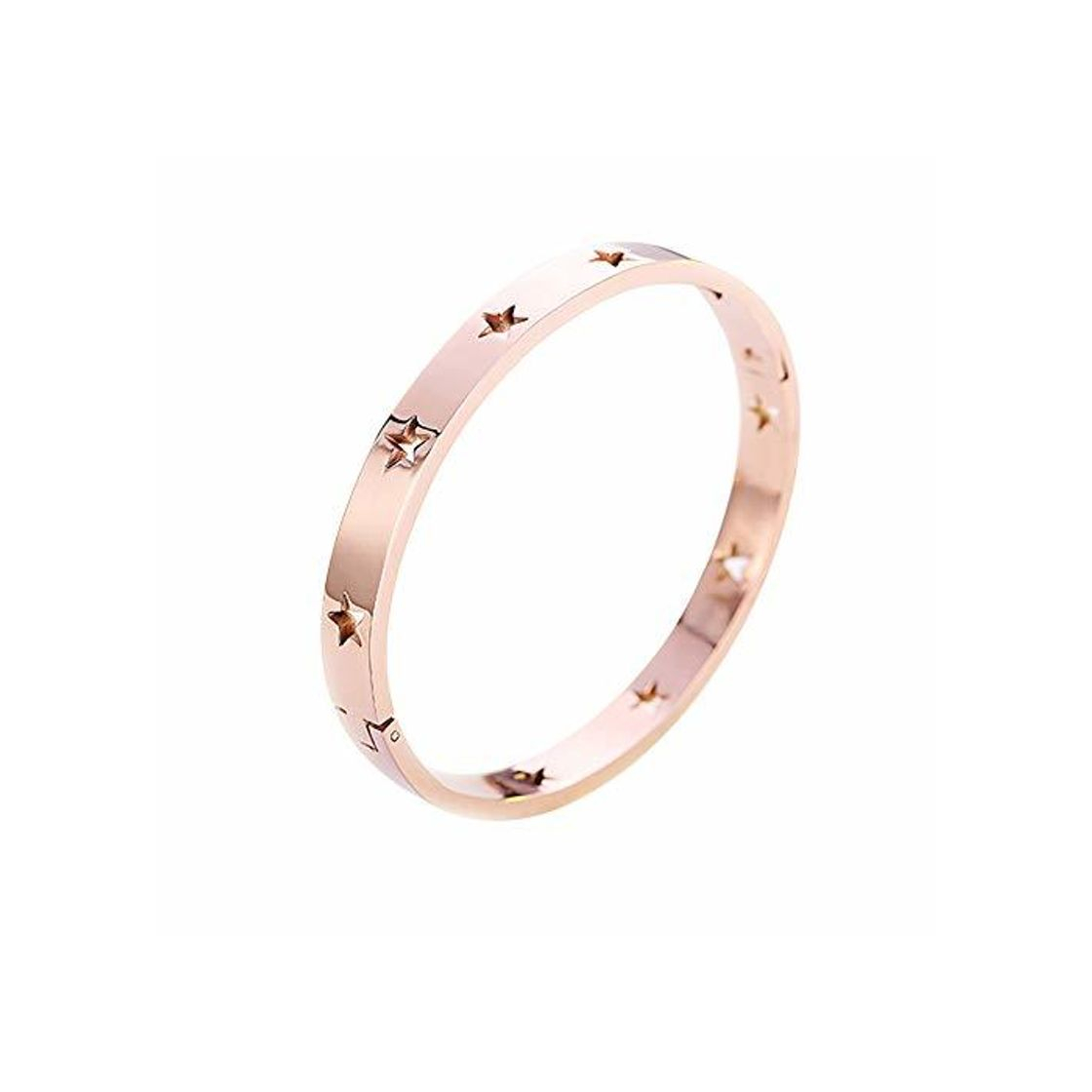 Products SODIAL Punk Brazalete De Estrellas De Titanio De Acero Inoxidable para Mujer