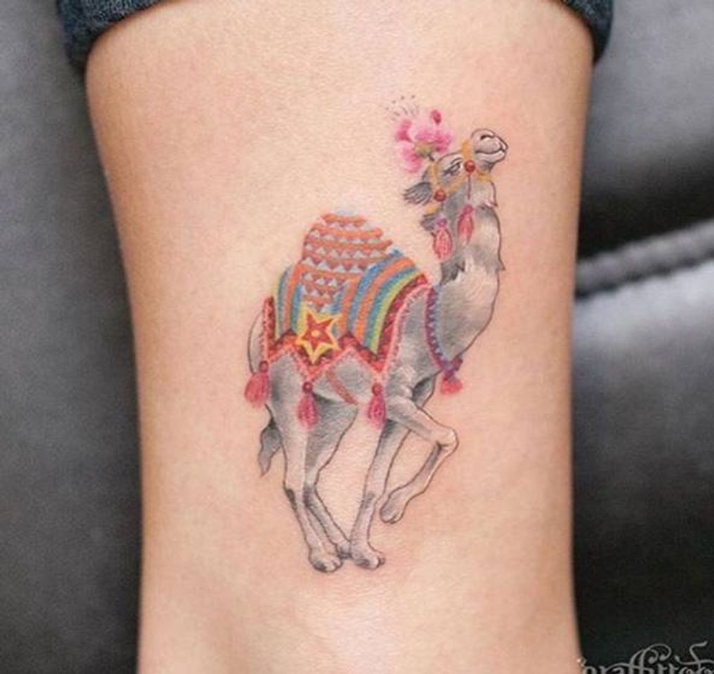 Fashion Camel tattoo