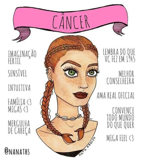 Mulher de Câncer ♋💜
