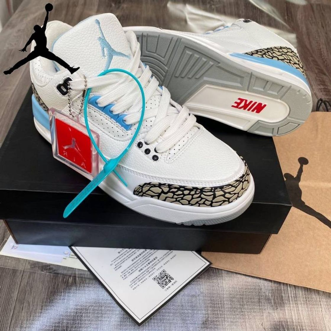Social Tênis nike aj3 azul e branco  💙✅