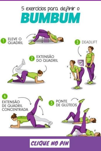 Exercício pra definir bumbum ❤🏋🏼