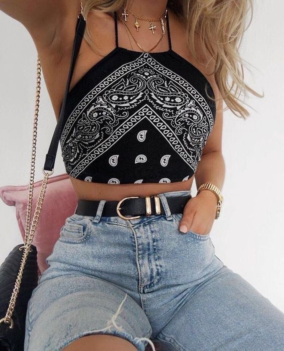 Moda 💫BANDANA CROPPED 💫