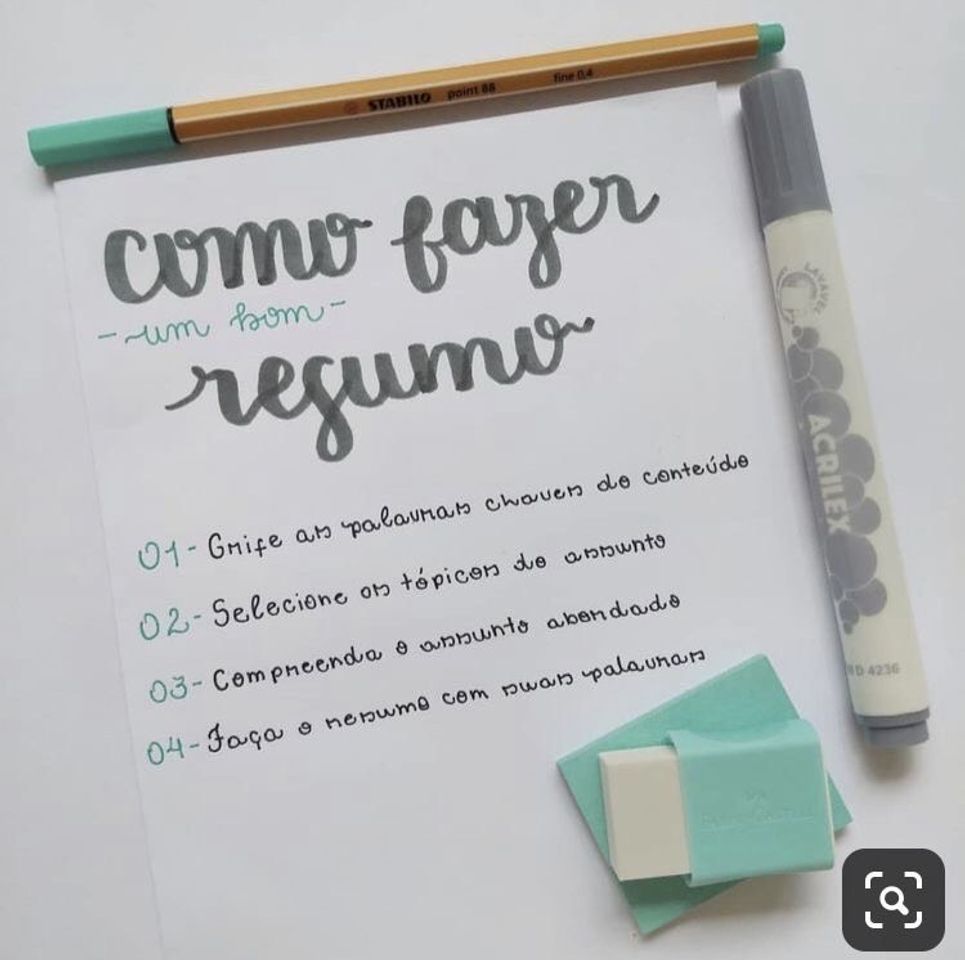 Moda Como Fazer um Resumo 📝