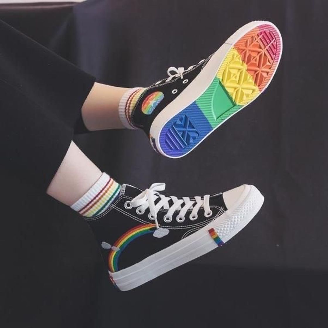 Moda Converse Rainbow 🌈