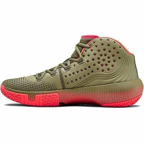 Under Armour UA HOVR Havoc 2, Zapatos de Baloncesto para Hombre, Verde