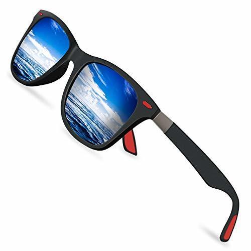 Sunmeet Gafas de Sol Polarizadas Hombre Mujere para Conducir Deportes100% Protección UV400