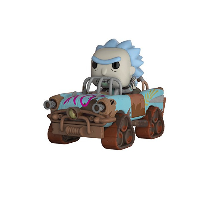 Funko-28456 Rick & Morty Mad MAX Rick Pop Rides, Multicolor, Standard