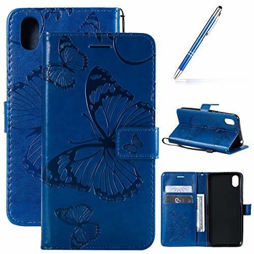 Robinsoni Funda Compatible con Huawei Y5 2019 Funda Libro Billetera Funda Huawei