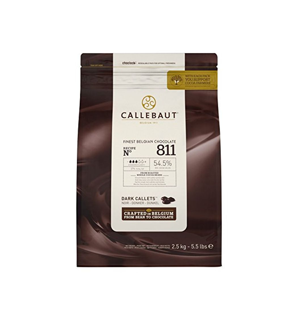 Product Callebaut Chocolate belga fino Dark Callets 37% de grasa total - 2.5KG