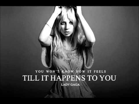 Canción Till it happens to you Lady Gaga