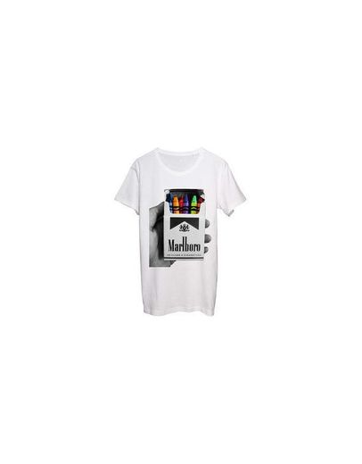 Benefitclothing Marlboro Cigarettes Colorful Crayons T-Shirt