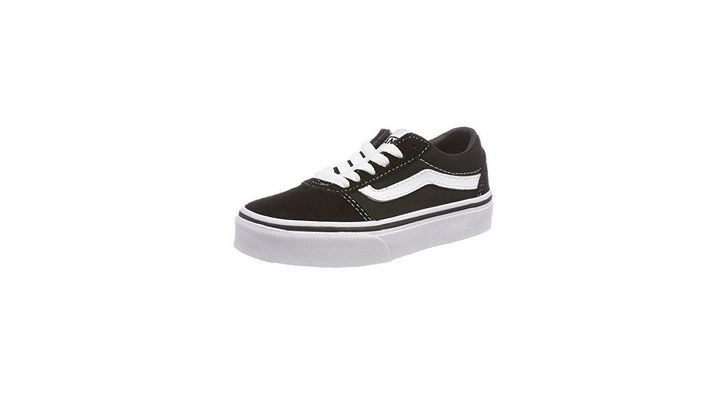 Fashion Vans Ward Suede/Canvas, Zapatillas Unisex Niños, Negro