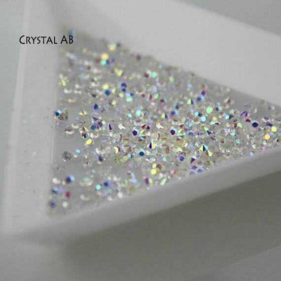 Fashion Wholesale 1440Pcs Tiny Mini Nails Rhinestone Micro Diamond 3D ...