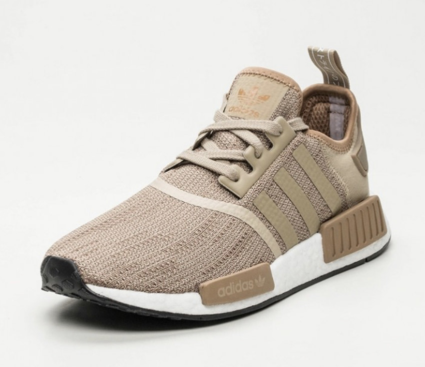 Moda adidas NMD R1 (Ouro/Cardboard/Branco)