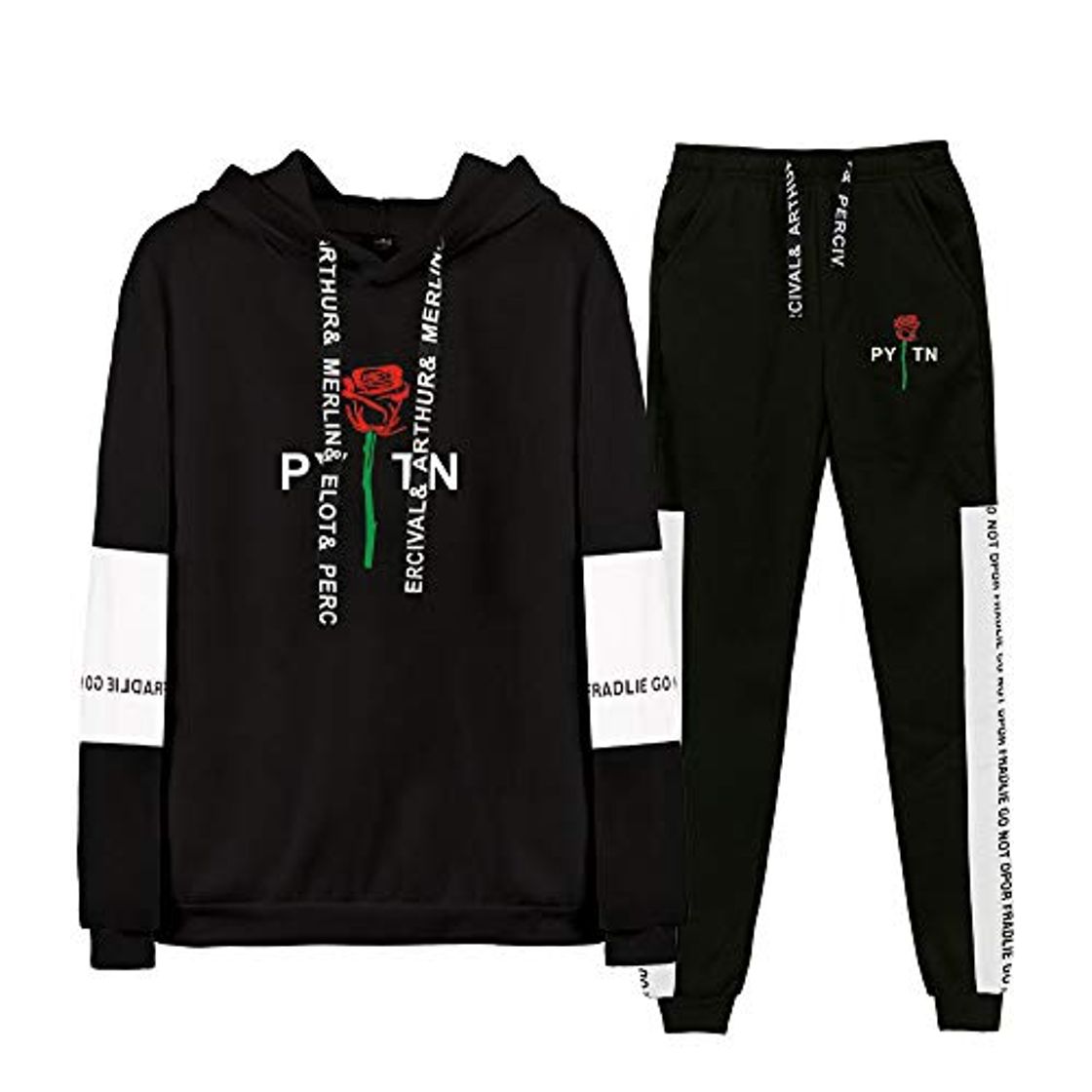 Social Payton Moormeier Conjunto 2 Piezas Unisex Completo Capucha Sudadera y Pantalon Mujer Hombre Chandal Gimnasio Traje de Running Sportwear Tracksuit Activewear Sweatsuit Streetwear A15168TZ0113XL