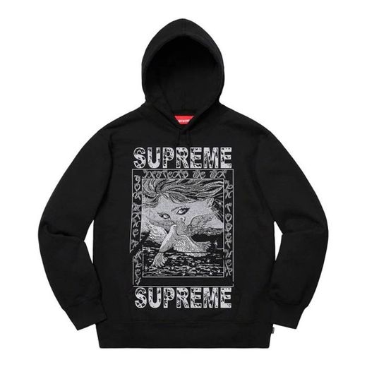 Supreme Doves Hooded Sweatshirt- Black


