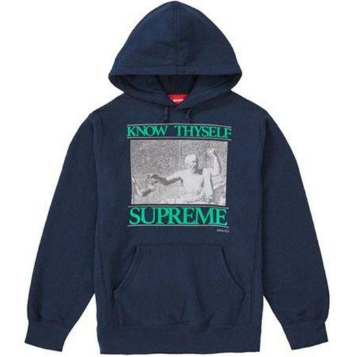 Supreme Know Thyself Hooded Sweatshirt- Navy

