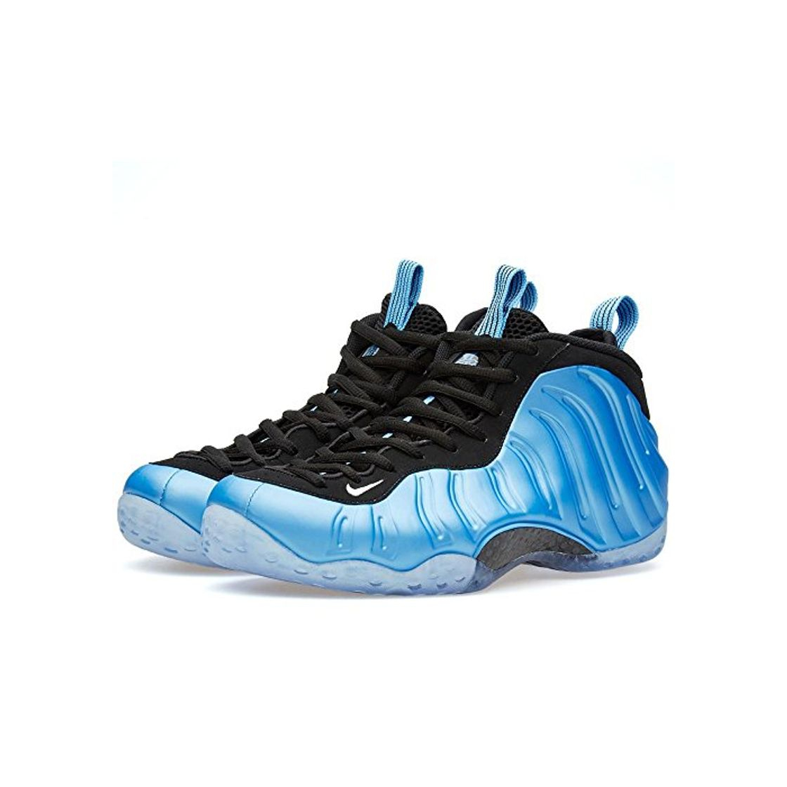 Social Nike Air Foamposite One, Zapatillas de Baloncesto para Hombre, Azul/Blanco/Negro