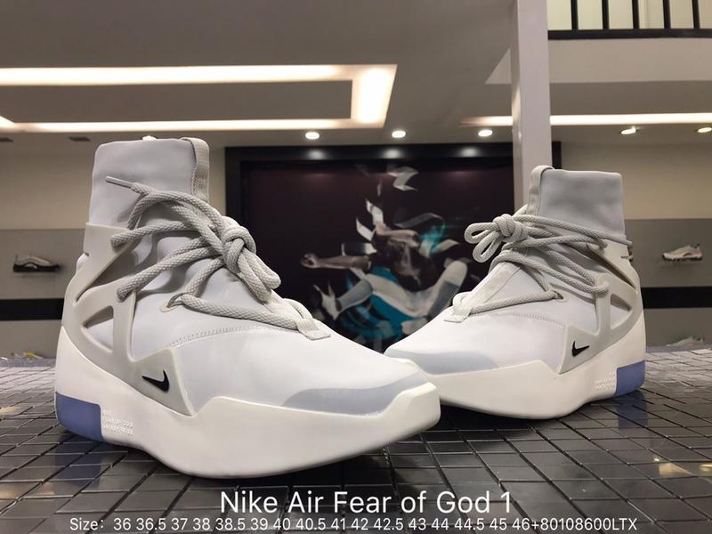 Social NIKE Air Fear of God 1 'Light Bone'