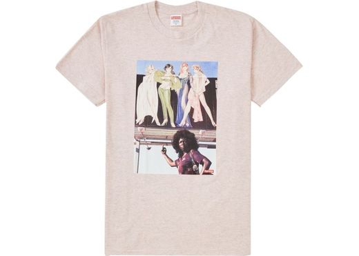 Supreme American Picture Tee- Heather Light PinK
