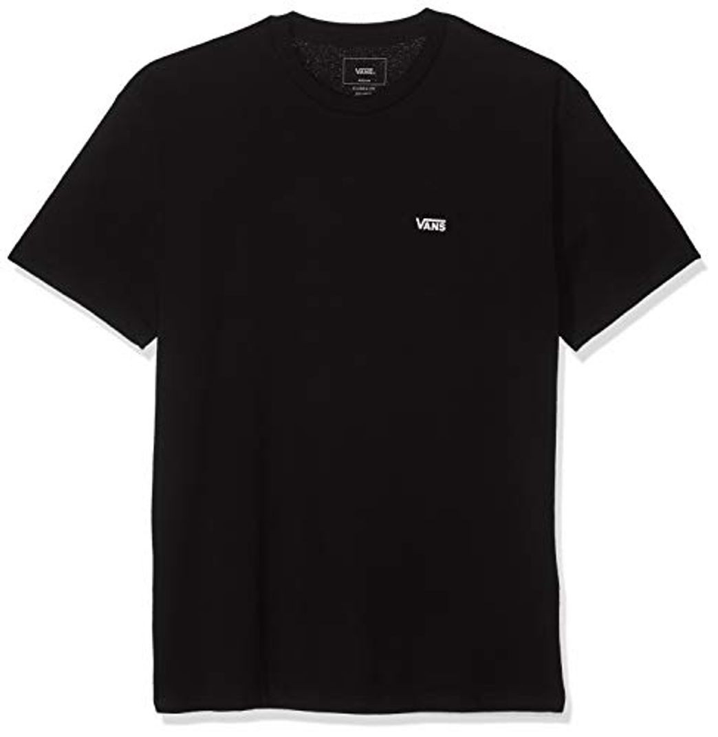 Social Vans Herren Left Chest Logo Tee T-Shirt, Schwarz
