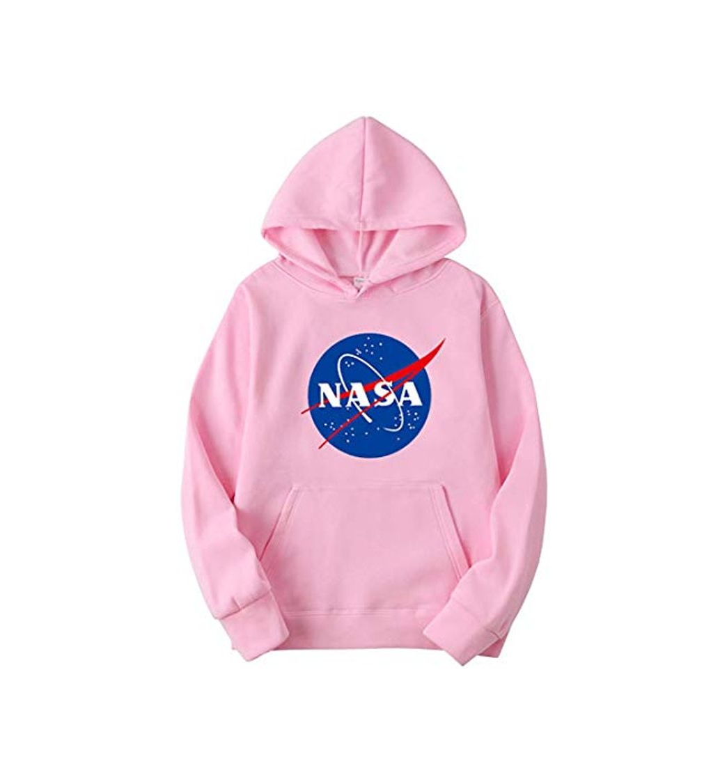 Social Ladies Multicolor Hoodie Sweater NASA Logo Printed Jumper