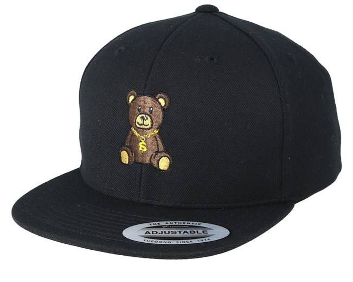 Social Kids Bling Bling Teddy Black Snapback - Kiddo Cap caps ...