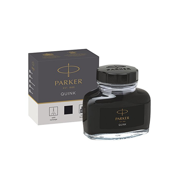 Parker tintero de tinta líquida Quink para plumas estilográficas