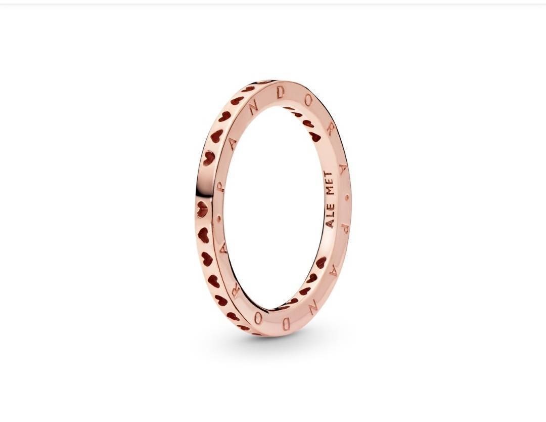 Social Anel Pandora Rose Gold