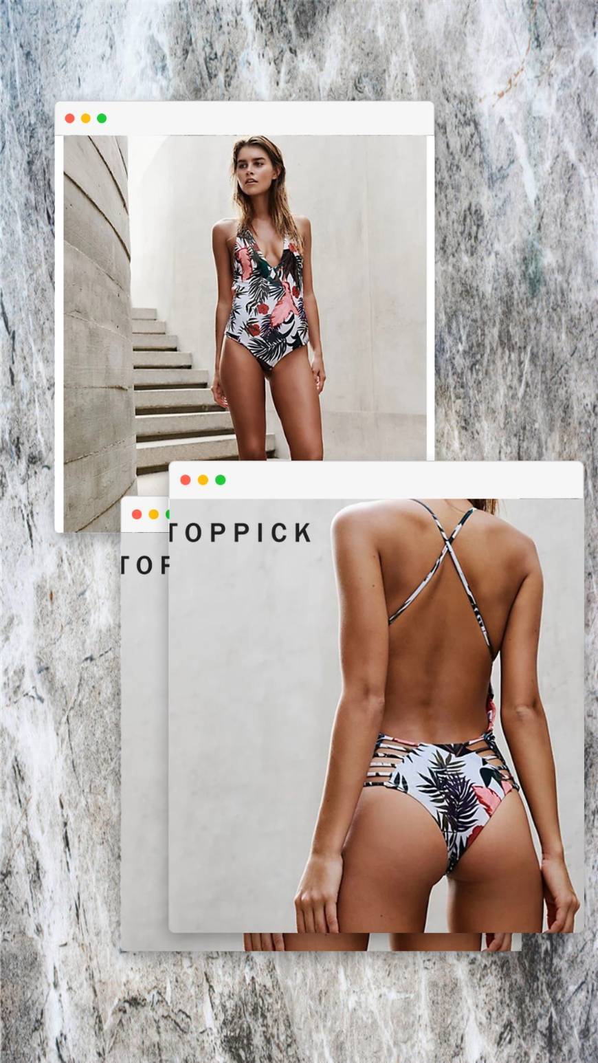 Product Trikini floral 