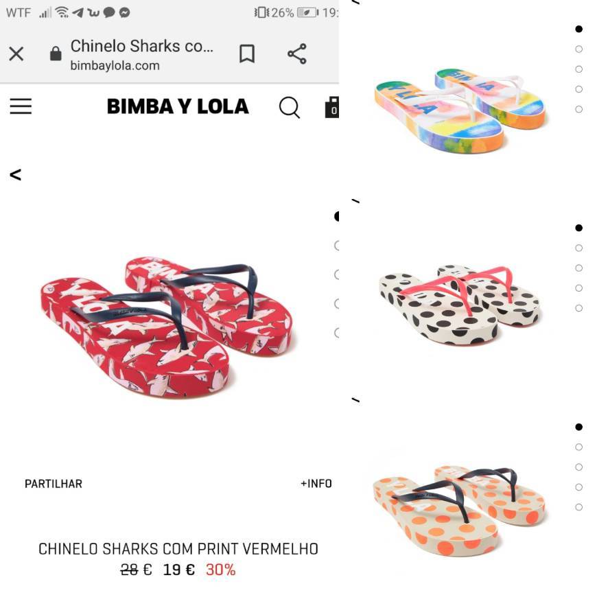 Product Chinelos Bimba y Lola Original 