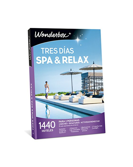 Fitness WONDERBOX Caja Regalo -Tres DÍAS SPA & Relax- 1.440 hoteles para Dos