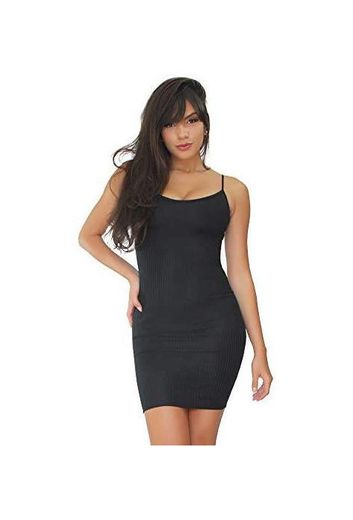 Vestido Feminino Tubinho com Alcinha Canelado


